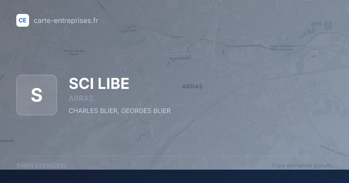SCI LIBE — 529362832 — fiche entreprise