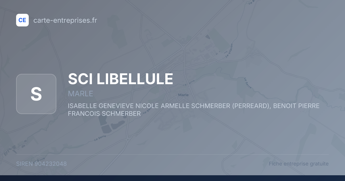 SCI LIBELLULE — 904232048 — fiche entreprise