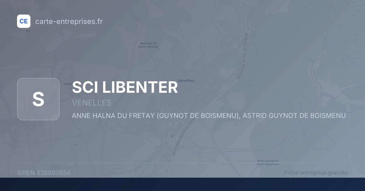 SCI LIBENTER — 438802654 — fiche entreprise