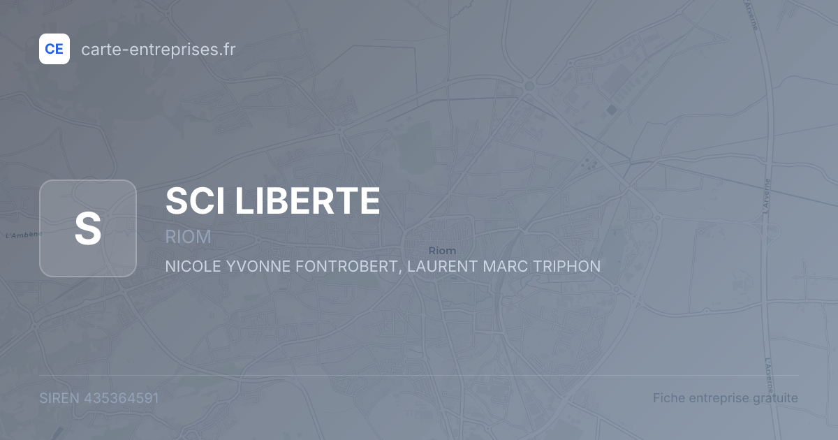 SCI LIBERTE — 435364591 — fiche entreprise