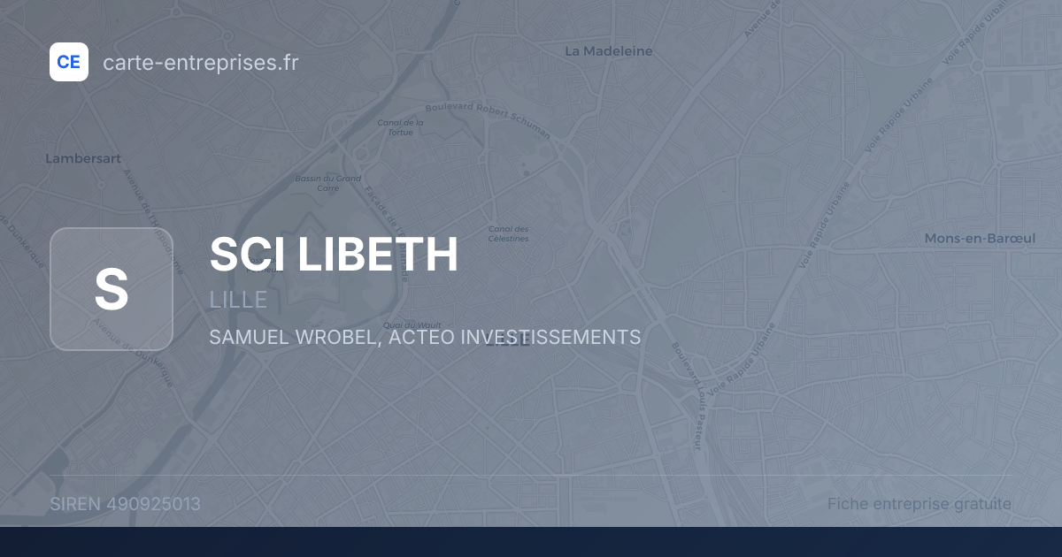SCI LIBETH — 490925013 — fiche entreprise