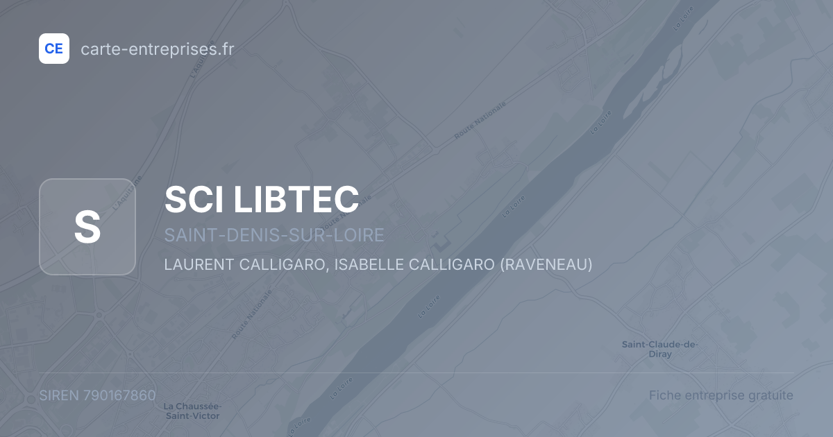SCI LIBTEC — 790167860 — fiche entreprise