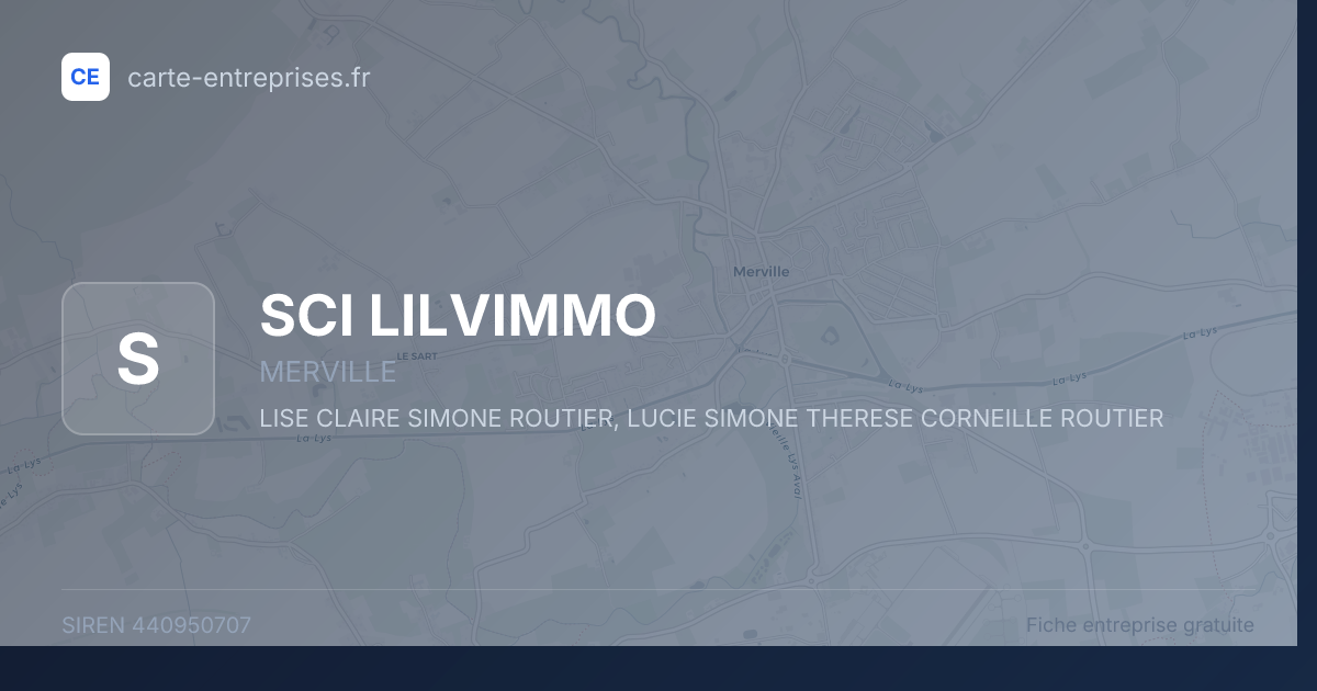 SCI LILVIMMO — 440950707 — fiche entreprise