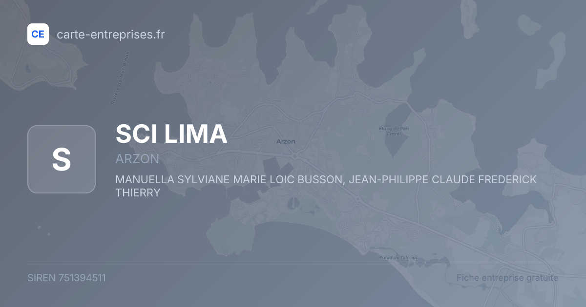 SCI LIMA — 751394511 — fiche entreprise