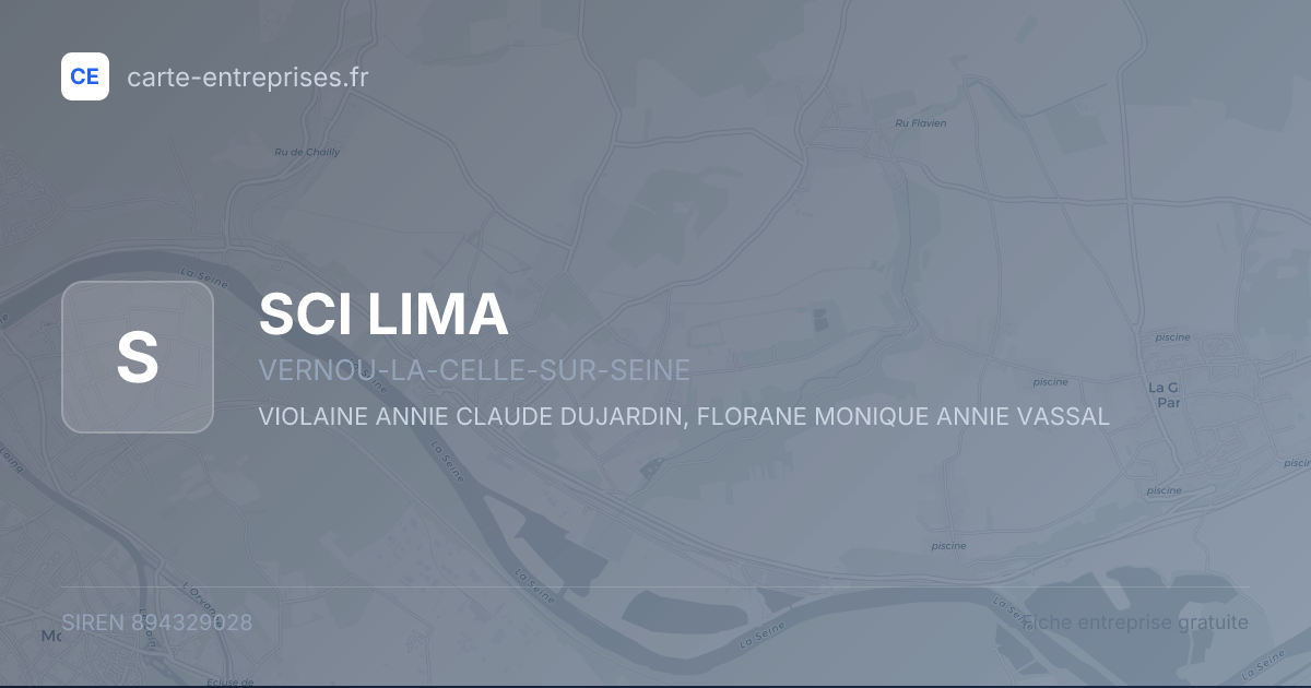 SCI LIMA — 894329028 — fiche entreprise
