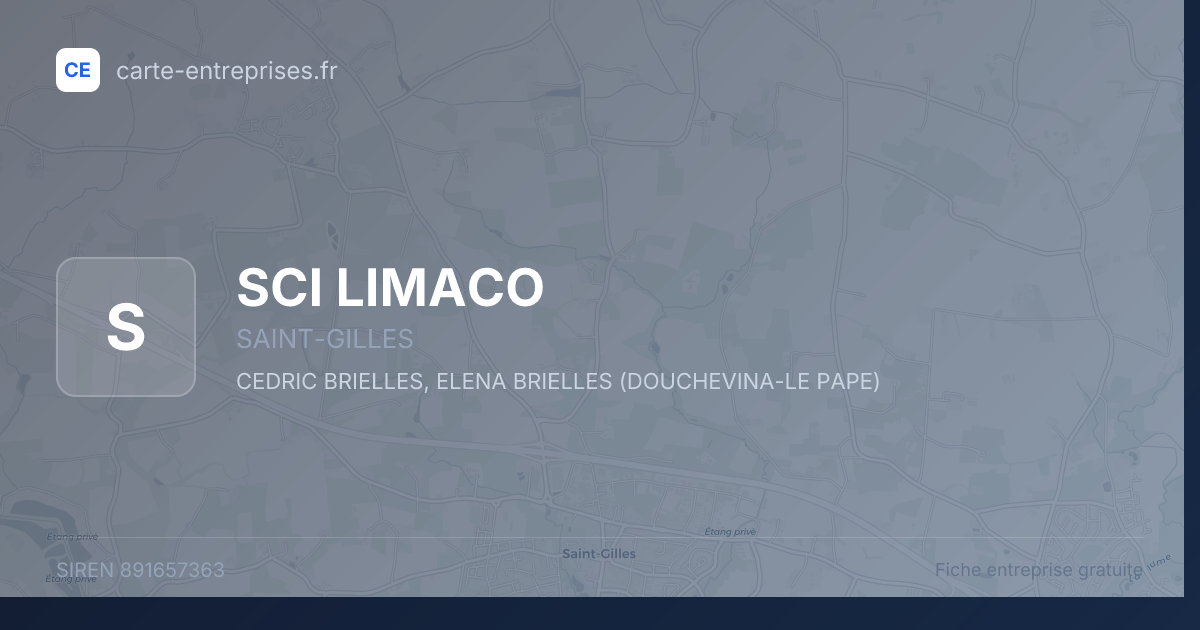 SCI LIMACO — 891657363 — fiche entreprise