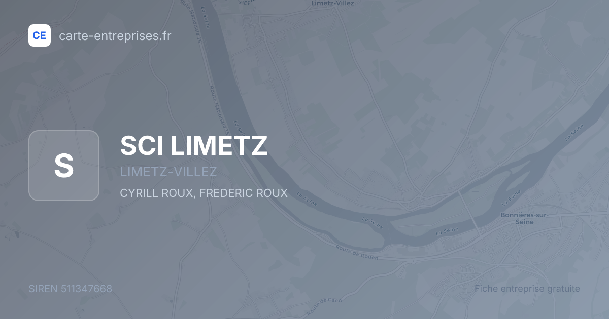 SCI LIMETZ — 511347668 — fiche entreprise