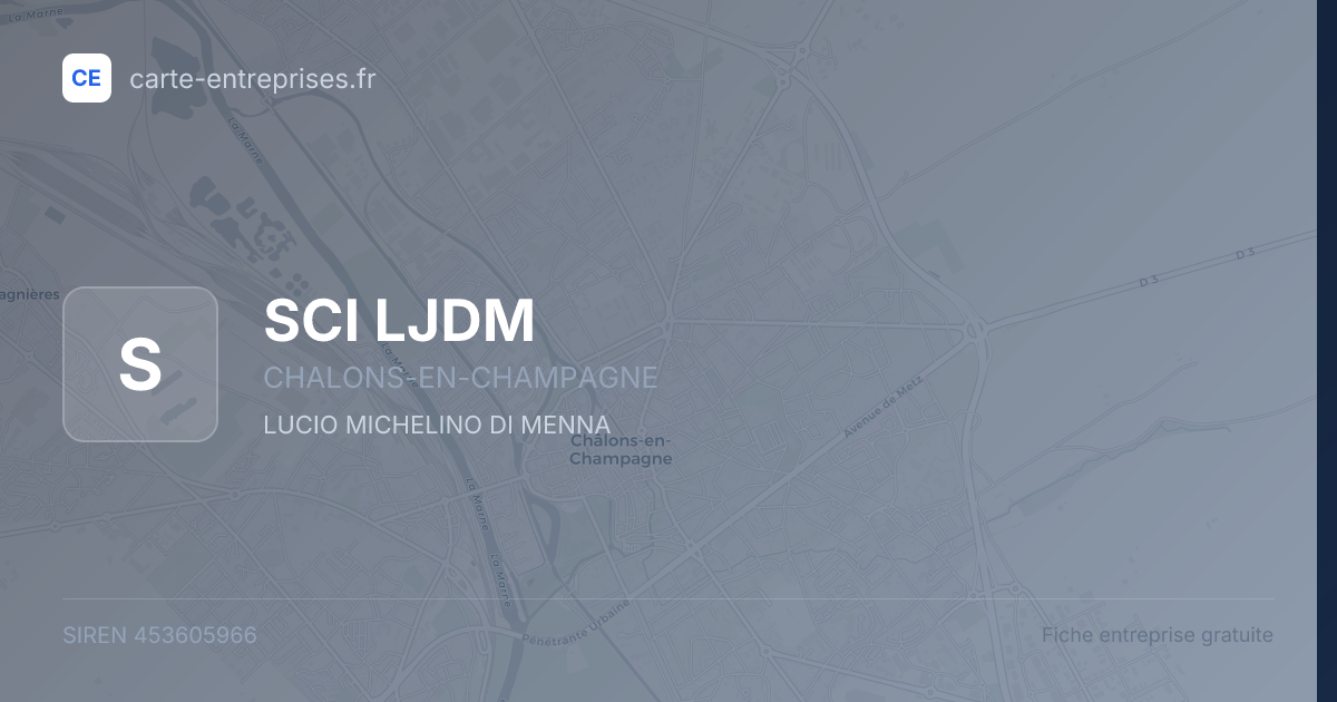 SCI LJDM — 453605966 — fiche entreprise