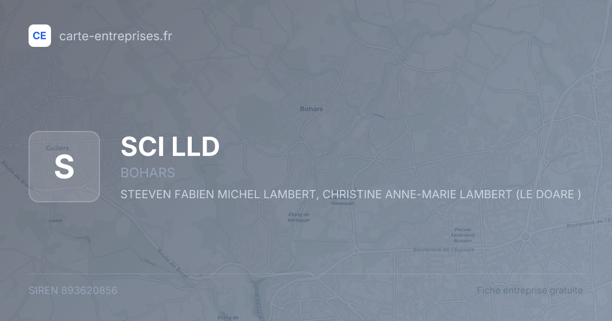SCI LLD — 893620856 — fiche entreprise