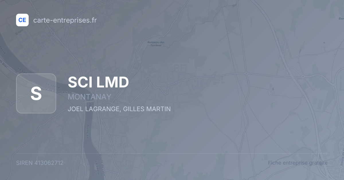 SCI LMD — 413062712 — fiche entreprise