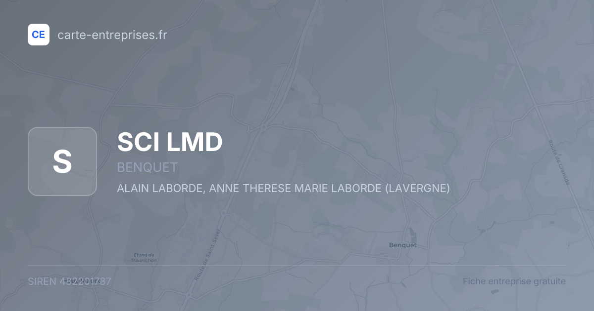 SCI LMD — 482201787 — fiche entreprise