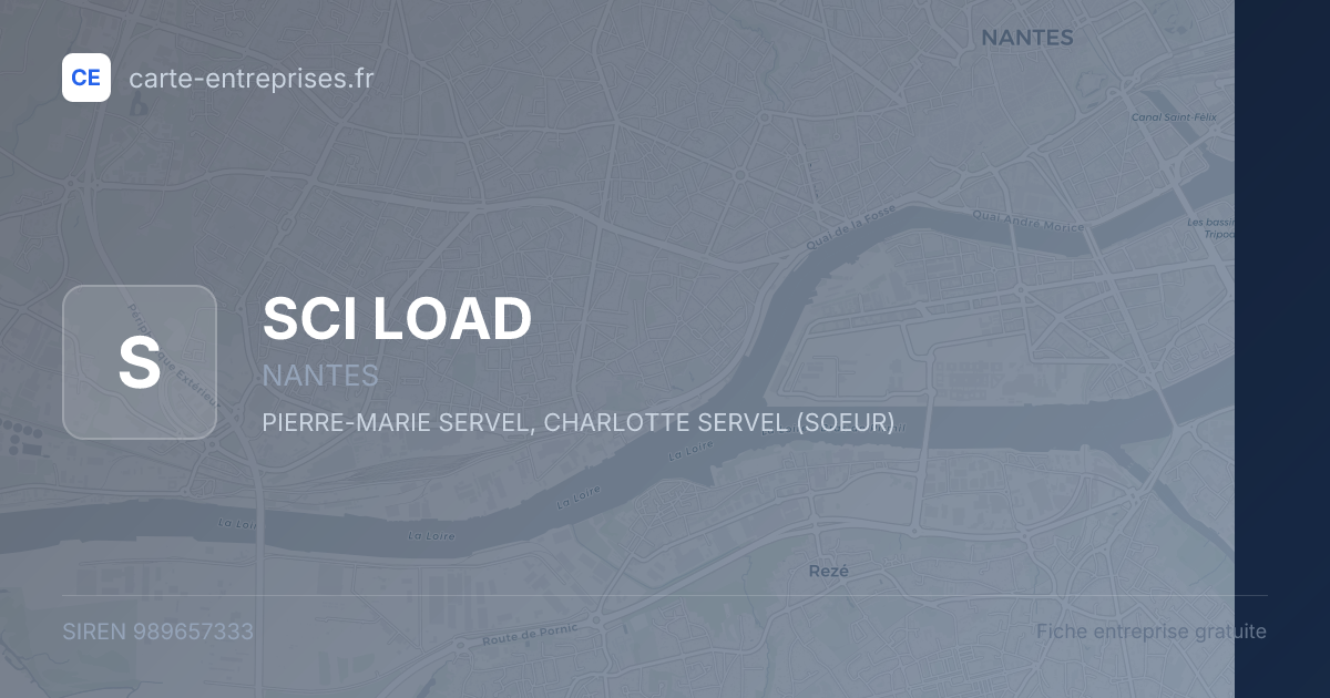 SCI LOAD — 989657333 — fiche entreprise