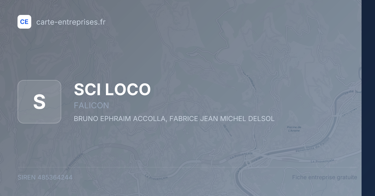 SCI LOCO — 485364244 — fiche entreprise