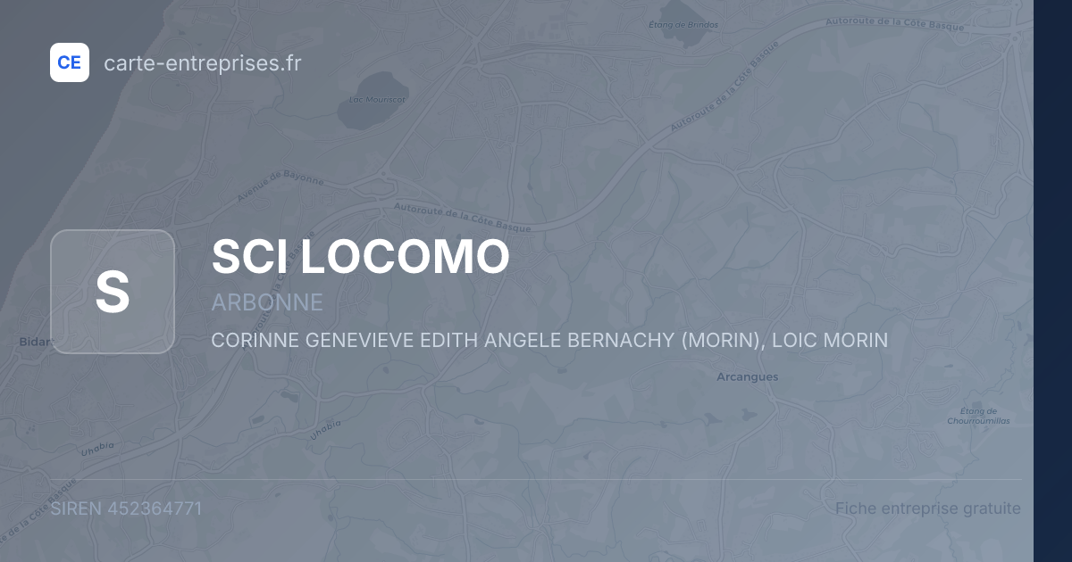 SCI LOCOMO — 452364771 — fiche entreprise
