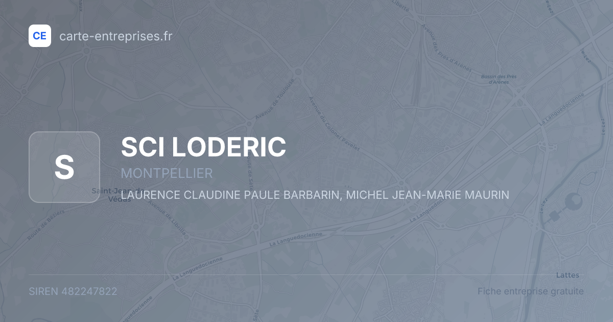 SCI LODERIC — 482247822 — fiche entreprise
