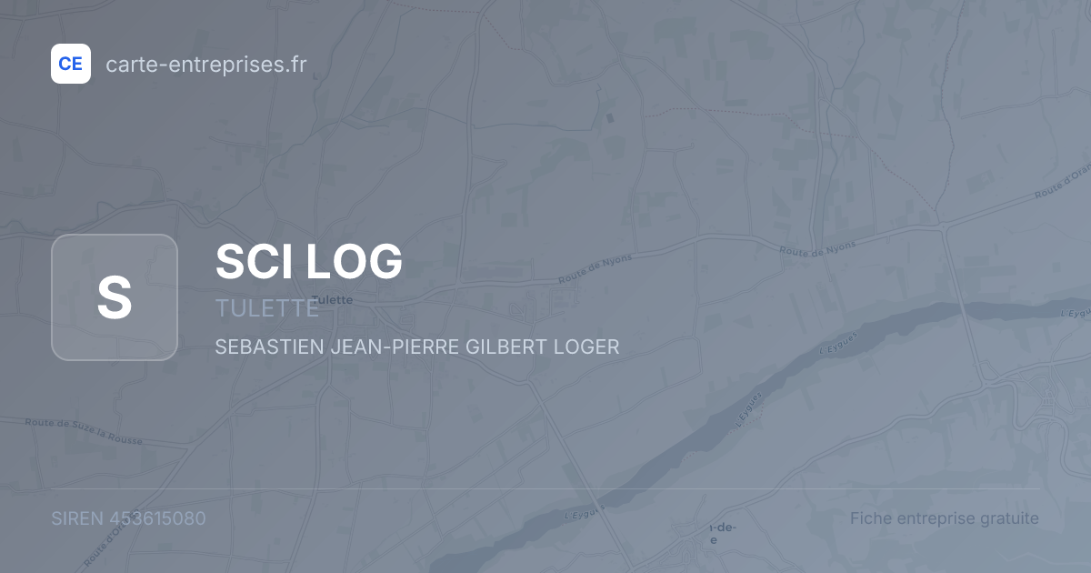 SCI LOG — 453615080 — fiche entreprise