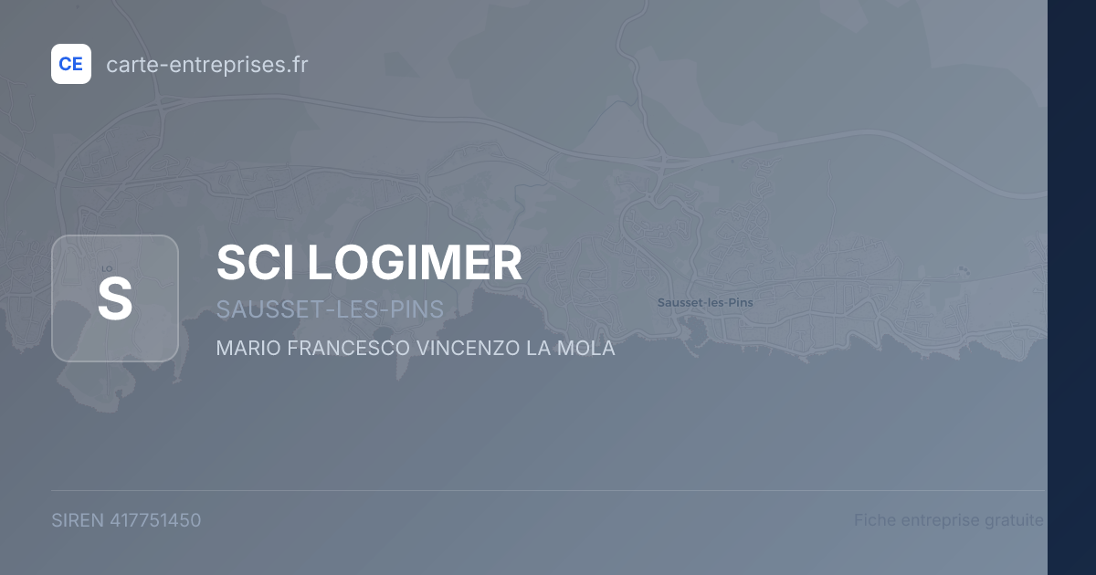 SCI LOGIMER — 417751450 — fiche entreprise