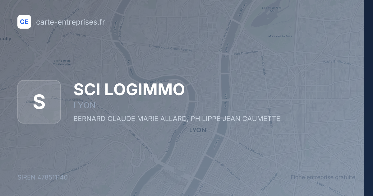 SCI LOGIMMO — 478511140 — fiche entreprise