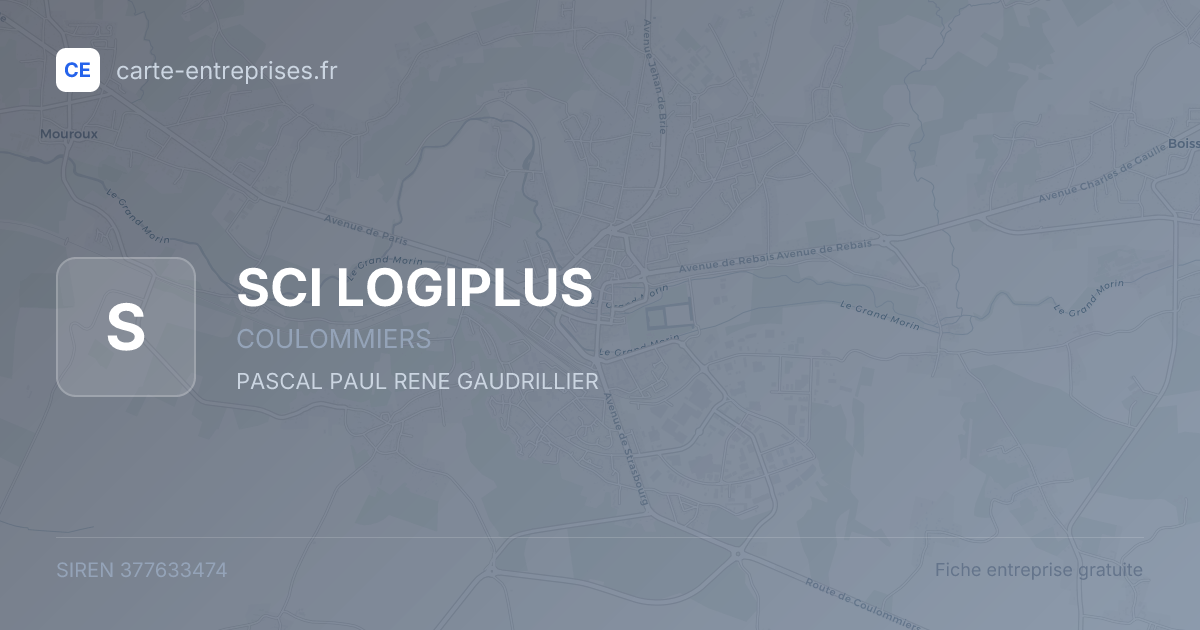 SCI LOGIPLUS — 377633474 — fiche entreprise