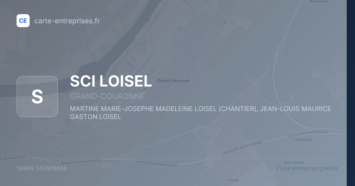 SCI LOISEL — 343819686 — fiche entreprise