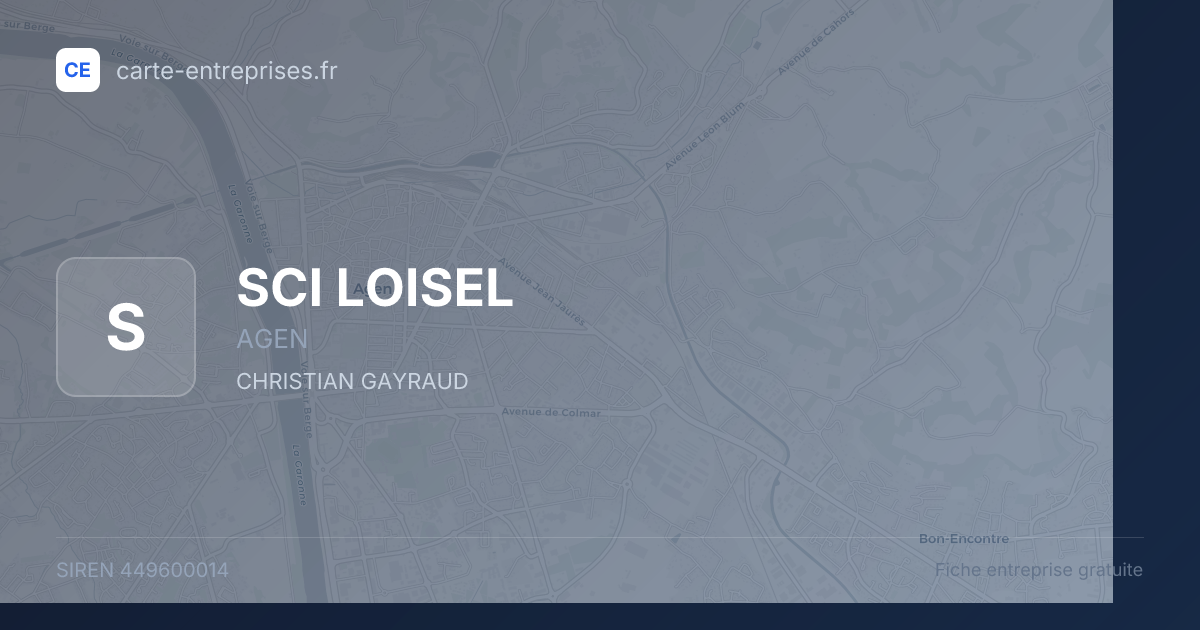 SCI LOISEL — 449600014 — fiche entreprise
