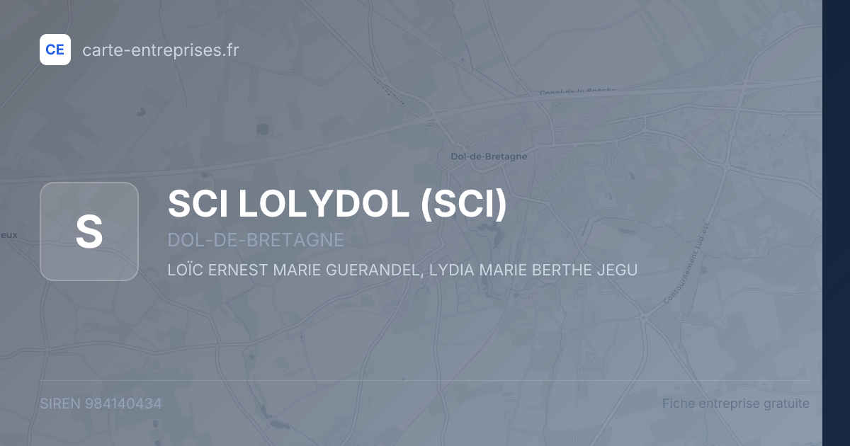 SCI LOLYDOL (SCI) — 984140434 — fiche entreprise