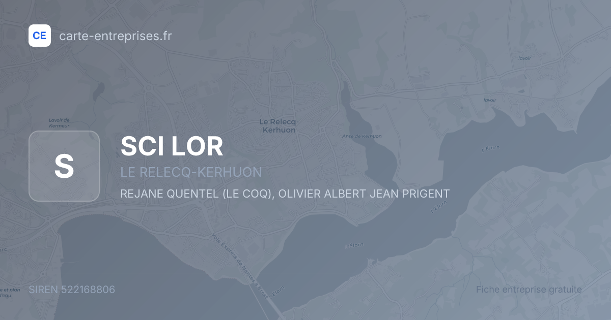 SCI LOR — 522168806 — fiche entreprise