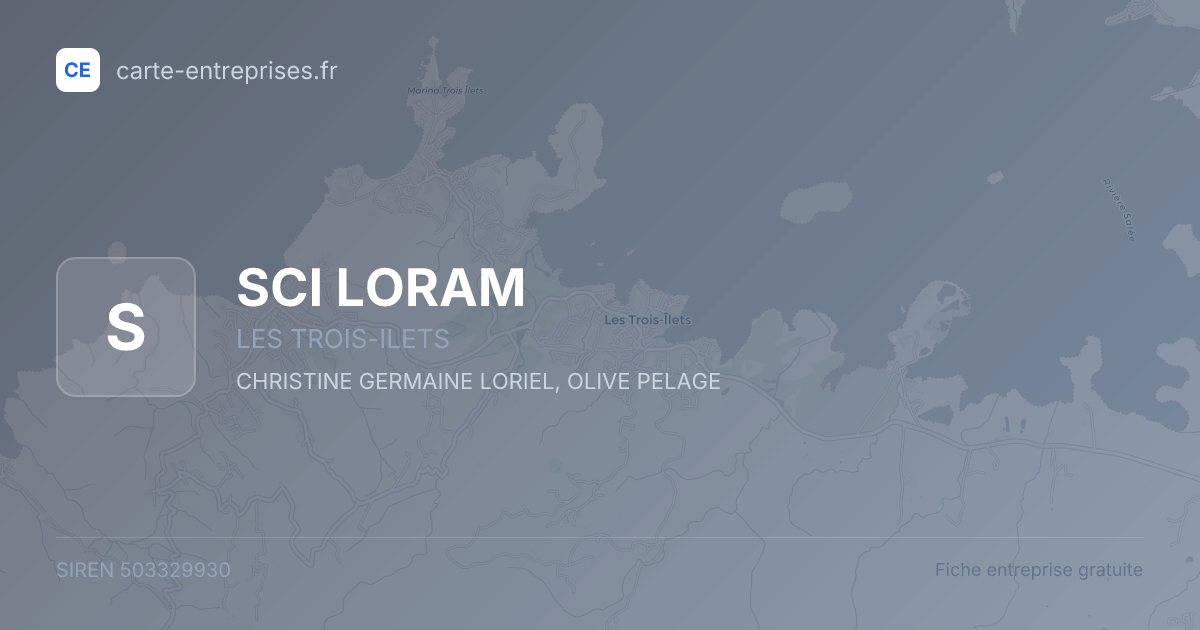 SCI LORAM — 503329930 — fiche entreprise