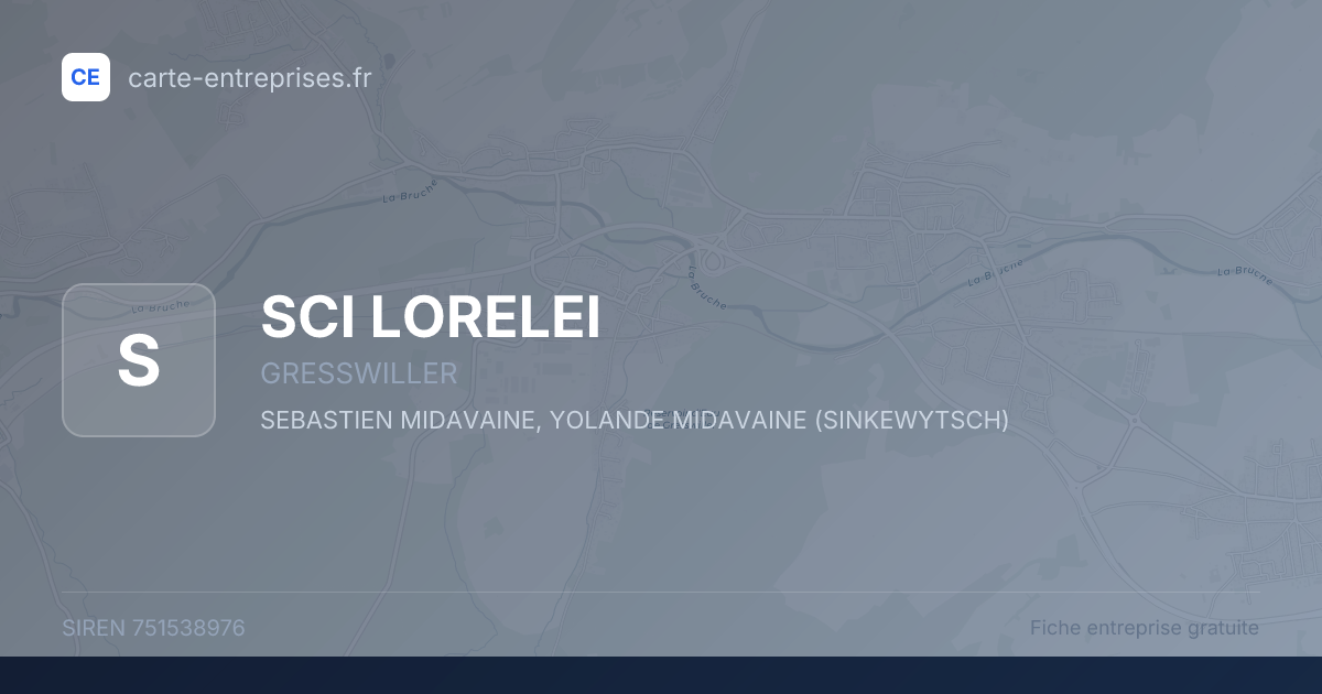 SCI LORELEI — 751538976 — fiche entreprise