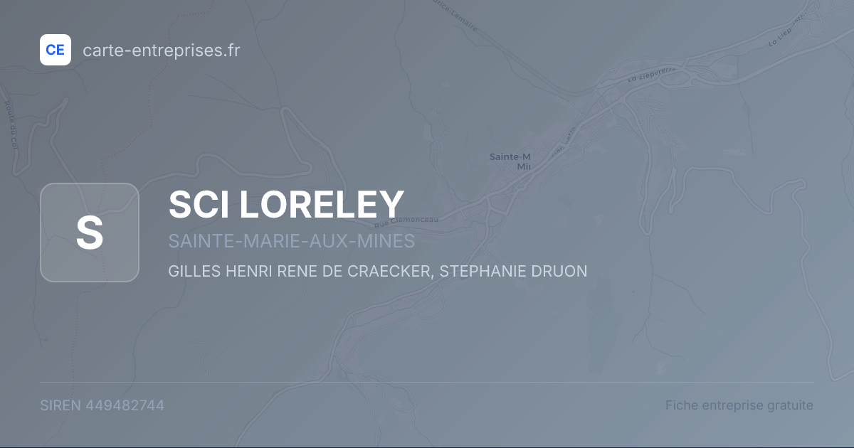 SCI LORELEY — 449482744 — fiche entreprise