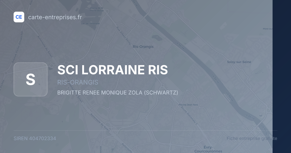 SCI LORRAINE RIS — 404702334 — fiche entreprise