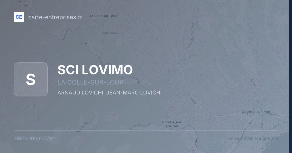 SCI LOVIMO — 910802792 — fiche entreprise