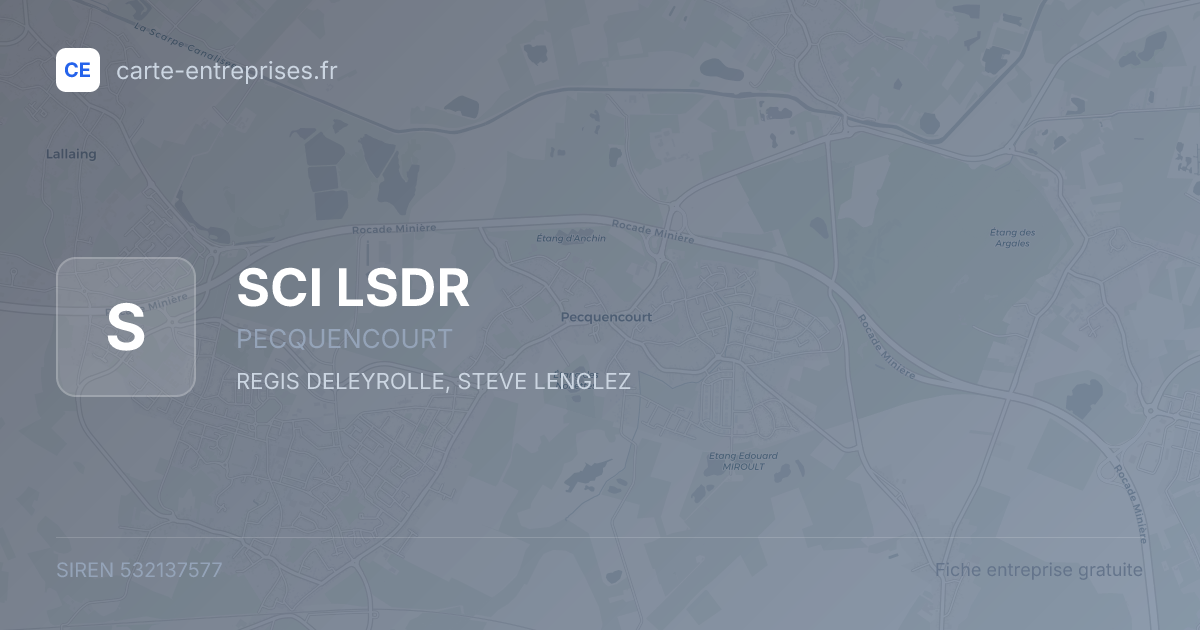 SCI LSDR — 532137577 — fiche entreprise