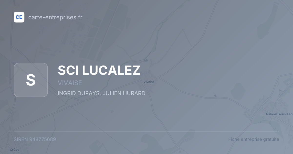 SCI LUCALEZ — 948775689 — fiche entreprise