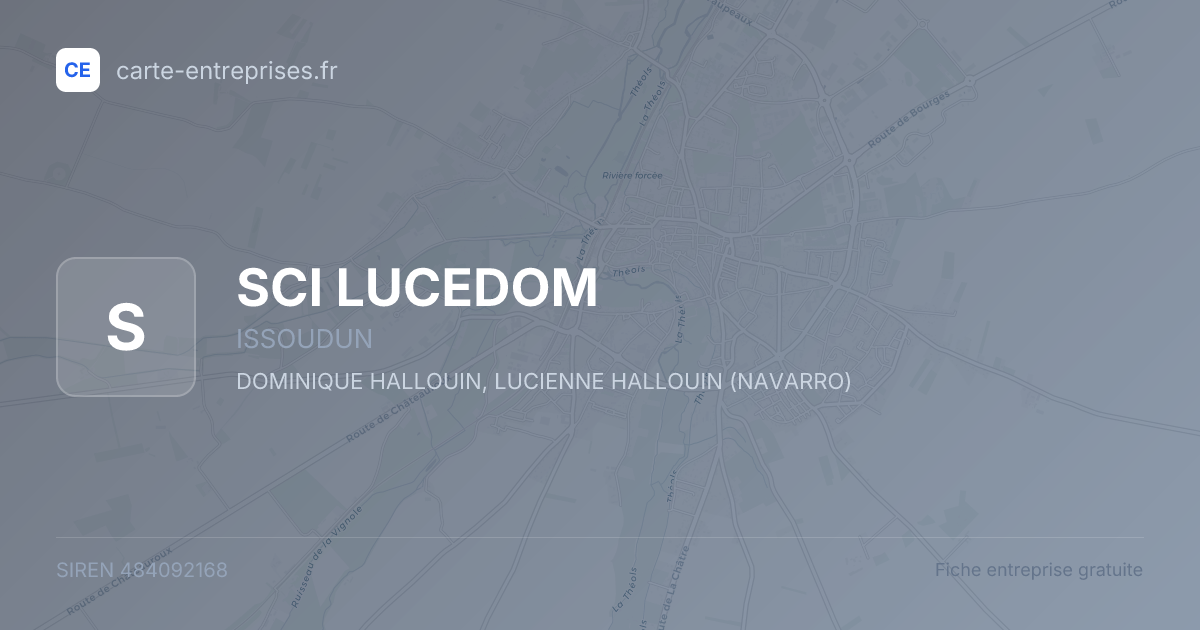 SCI LUCEDOM — 484092168 — fiche entreprise
