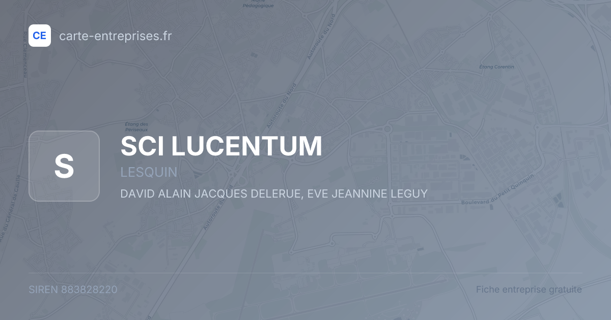 SCI LUCENTUM — 883828220 — fiche entreprise