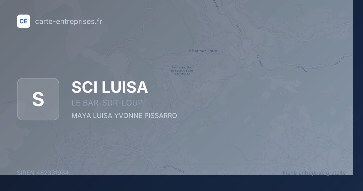 SCI LUISA — 482331964 — fiche entreprise