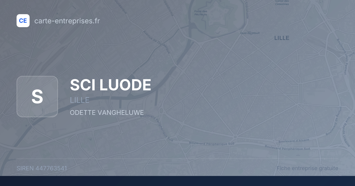 SCI LUODE — 447763541 — fiche entreprise
