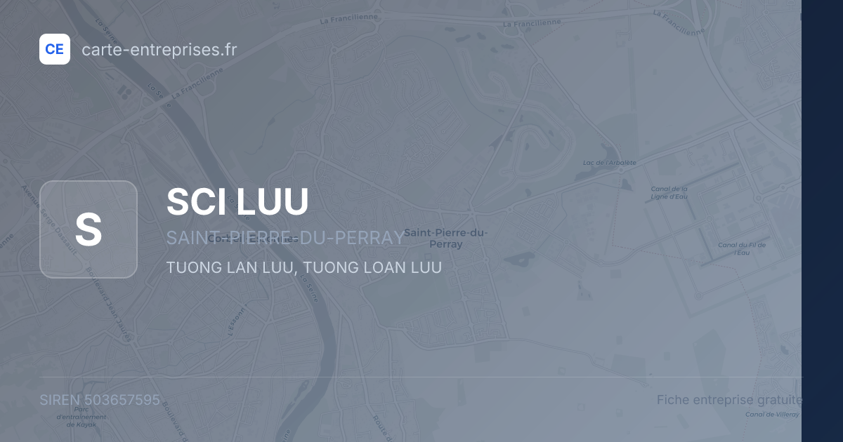 SCI LUU — 503657595 — fiche entreprise