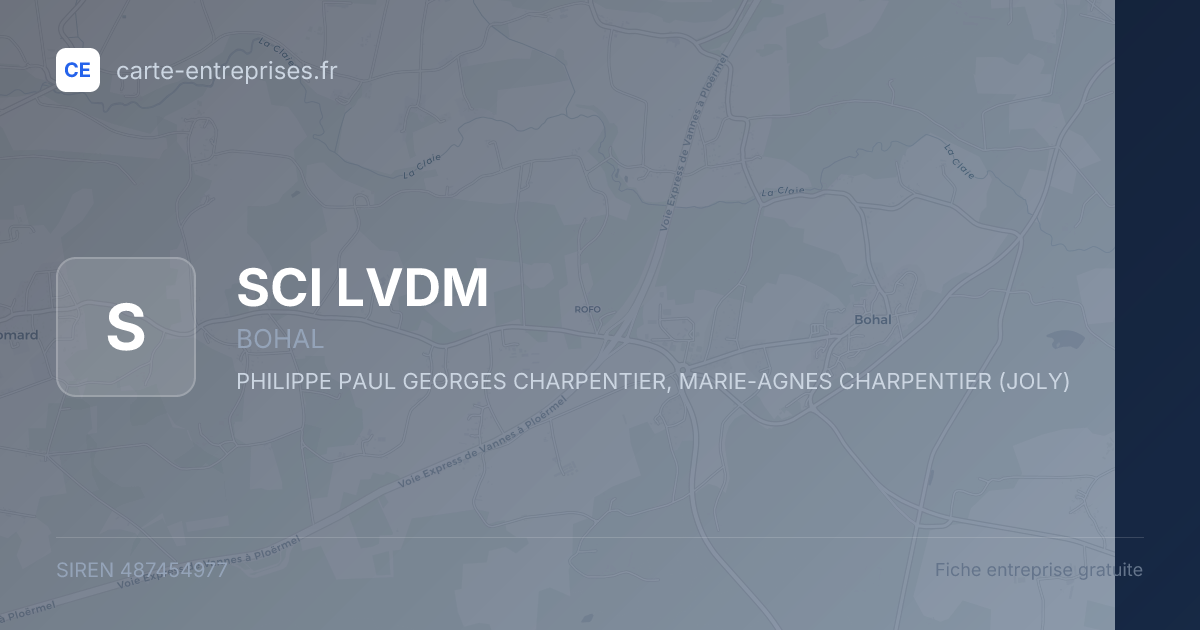 SCI LVDM — 487454977 — fiche entreprise