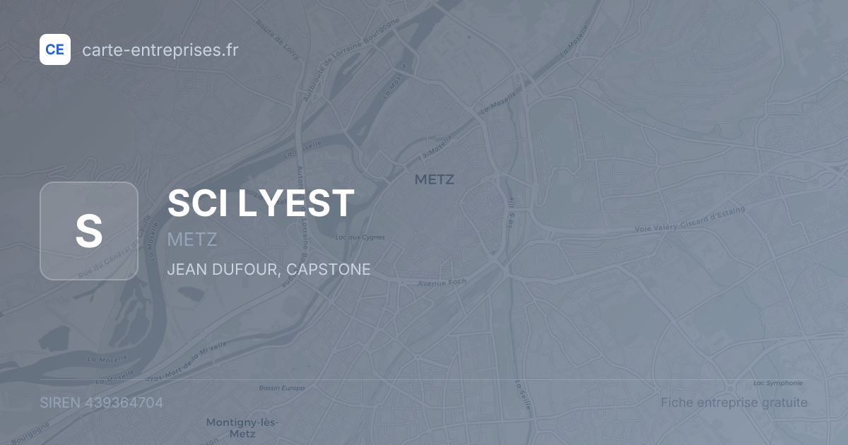 SCI LYEST — 439364704 — fiche entreprise