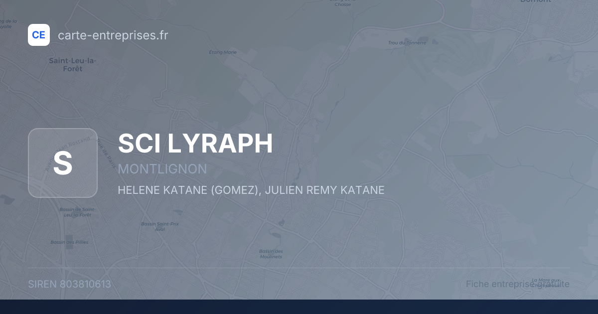 SCI LYRAPH — 803810613 — fiche entreprise