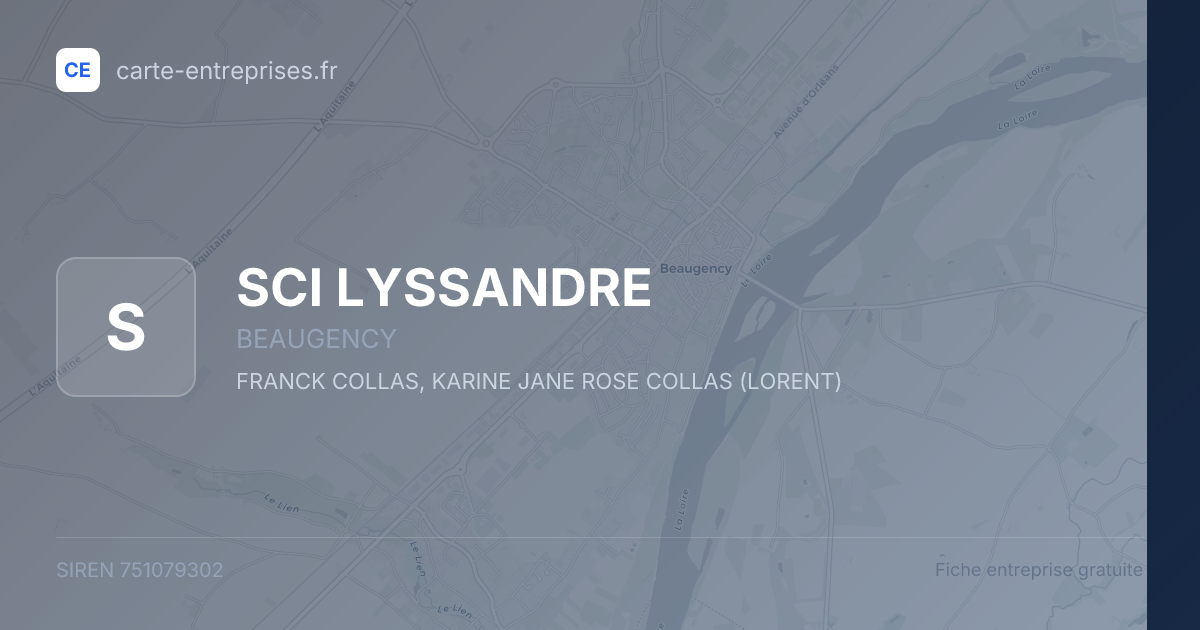 SCI LYSSANDRE — 751079302 — fiche entreprise