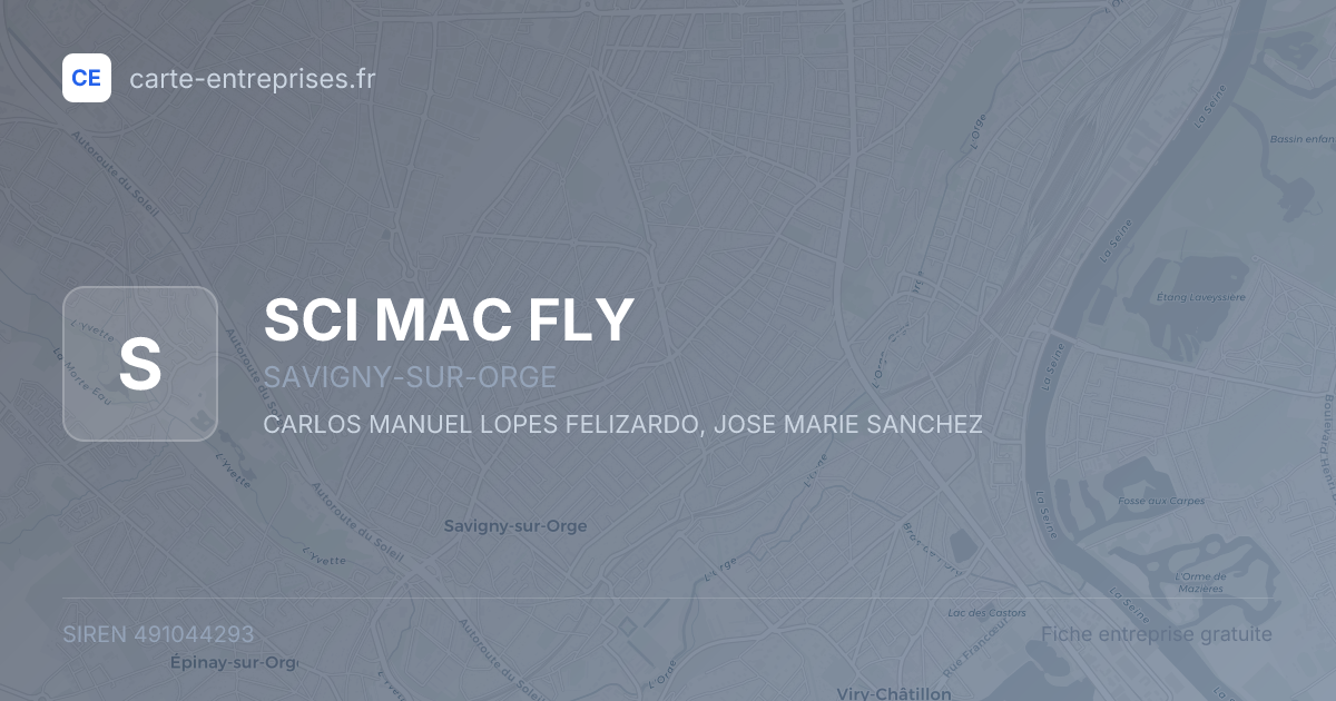 SCI MAC FLY — 491044293 — fiche entreprise