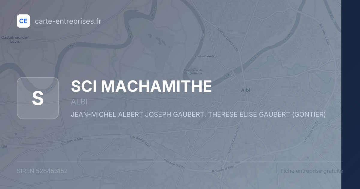 SCI MACHAMITHE — 528453152 — fiche entreprise