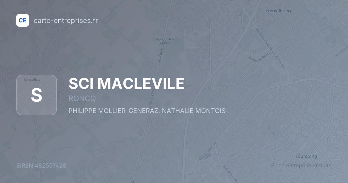 SCI MACLEVILE — 482557428 — fiche entreprise