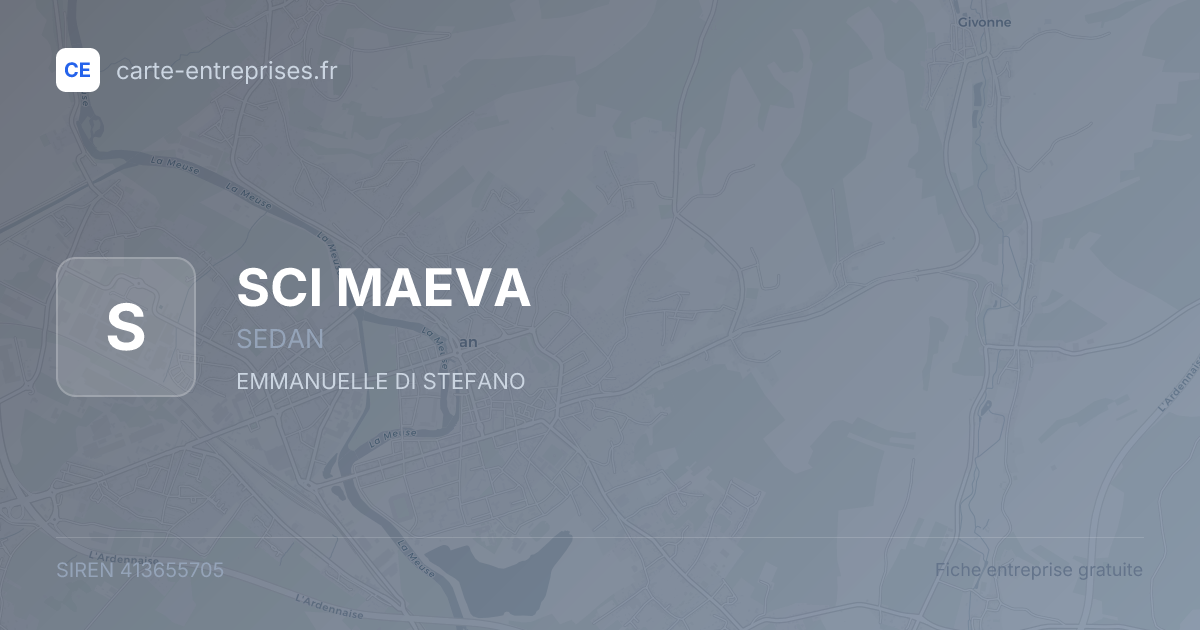 SCI MAEVA — 413655705 — fiche entreprise