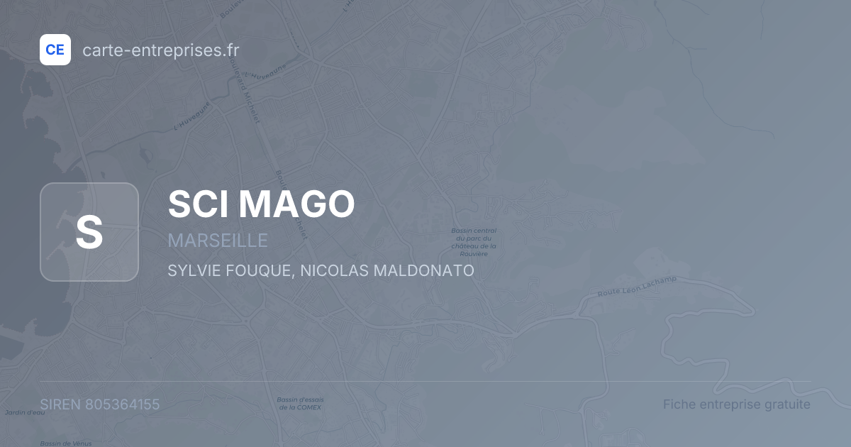 SCI MAGO — 805364155 — fiche entreprise