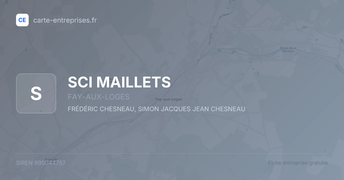 SCI MAILLETS — 995044757 — fiche entreprise