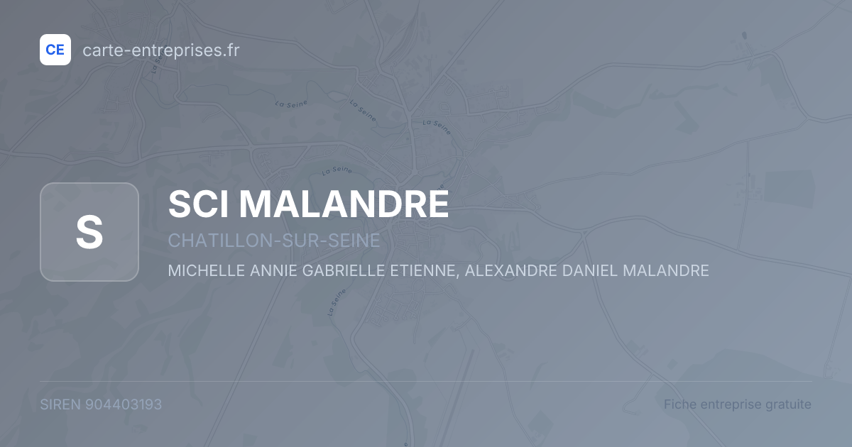 SCI MALANDRE — 904403193 — fiche entreprise